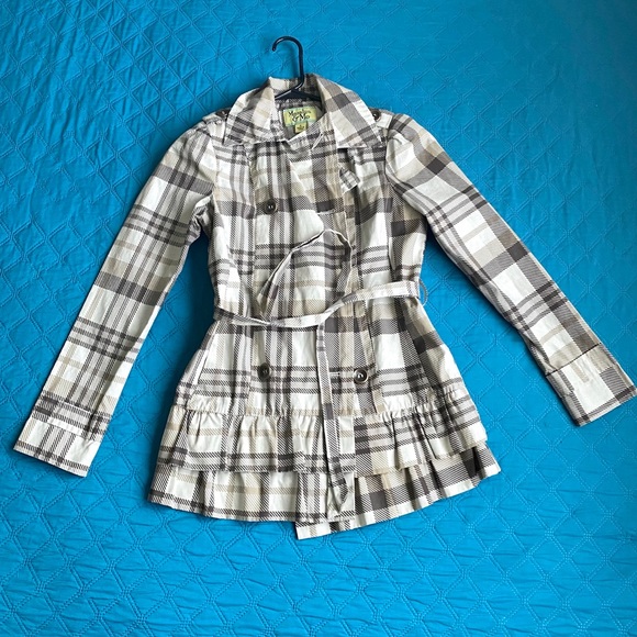 Nordstrom Cream Plaid Jacket - Picture 10 of 11